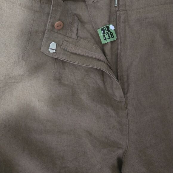 J. Jill 100% Linen Wide Leg Slacks 12P - Picture 3 of 6